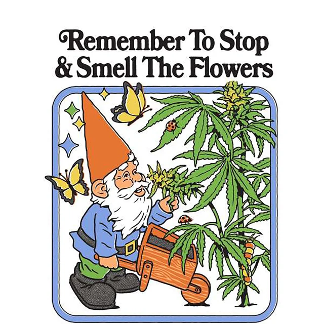 Steven Rhodes Smell The Flowers Hoodie - White