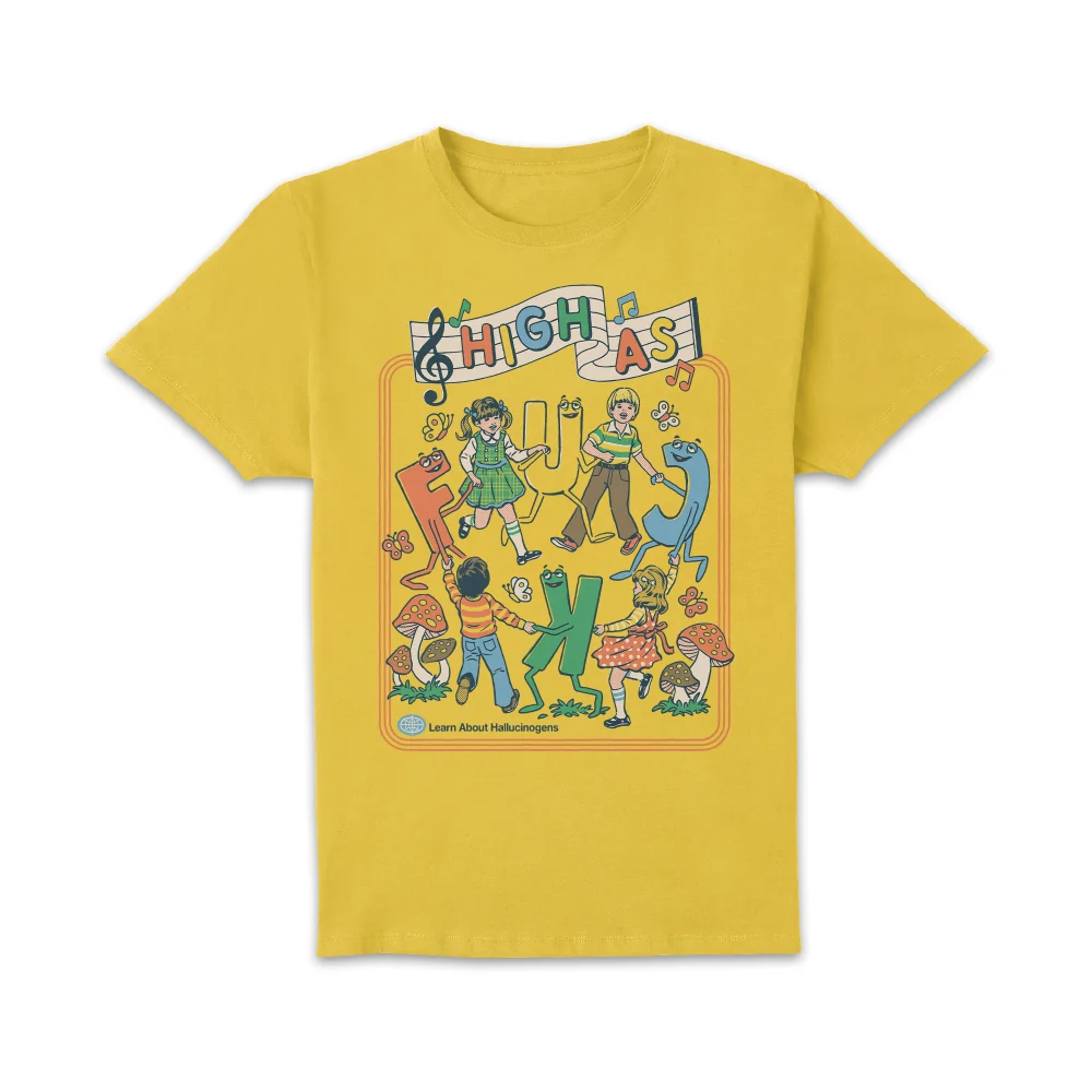 Steven Rhodes High AF Unisex T-Shirt - Yellow - S Image 1