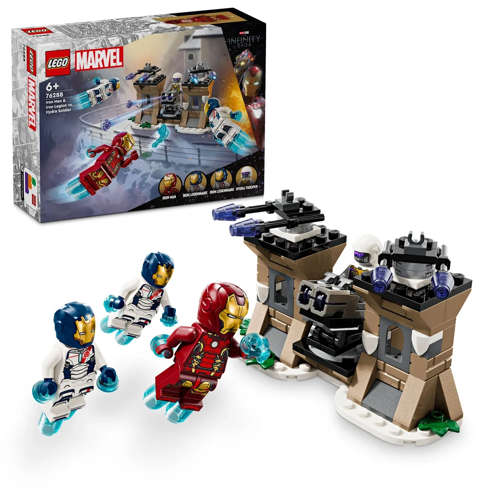 LEGO Marvel Iron Man & Iron Legion vs. Hydra Soldier 76288 Image 1