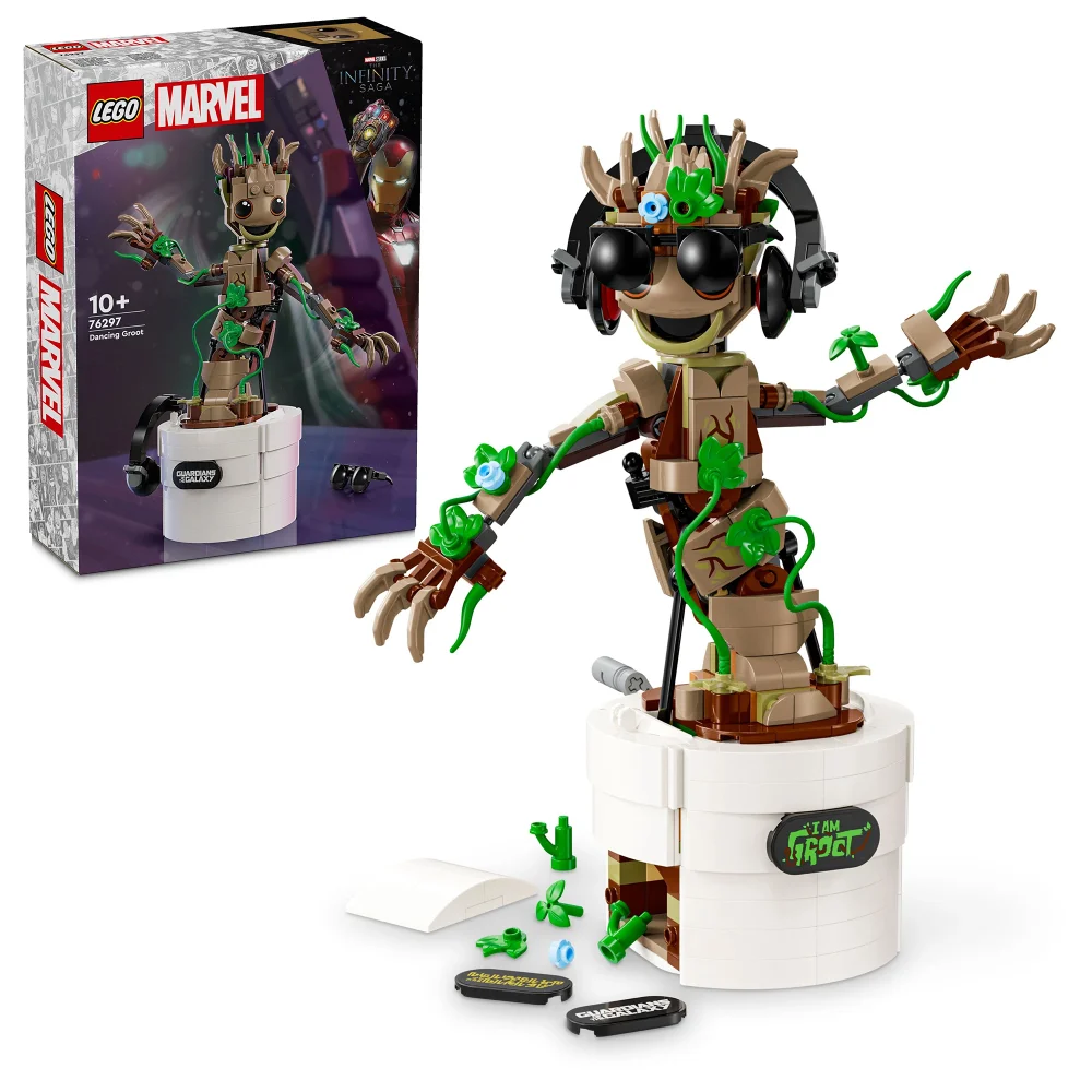 LEGO Marvel Dancing Groot Guardians of the Galaxy Set 76297 Image 1