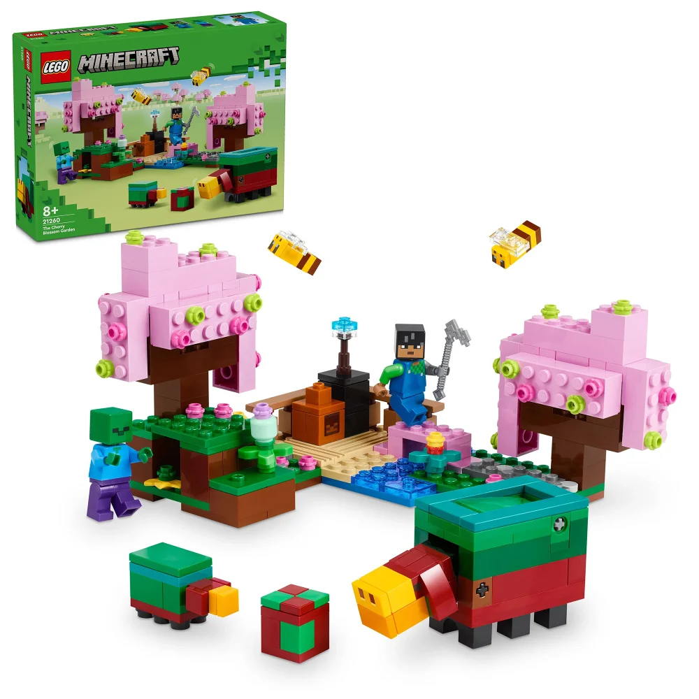 LEGO Minecraft The Cherry Blossom Garden Building Toy 21260 Image 1