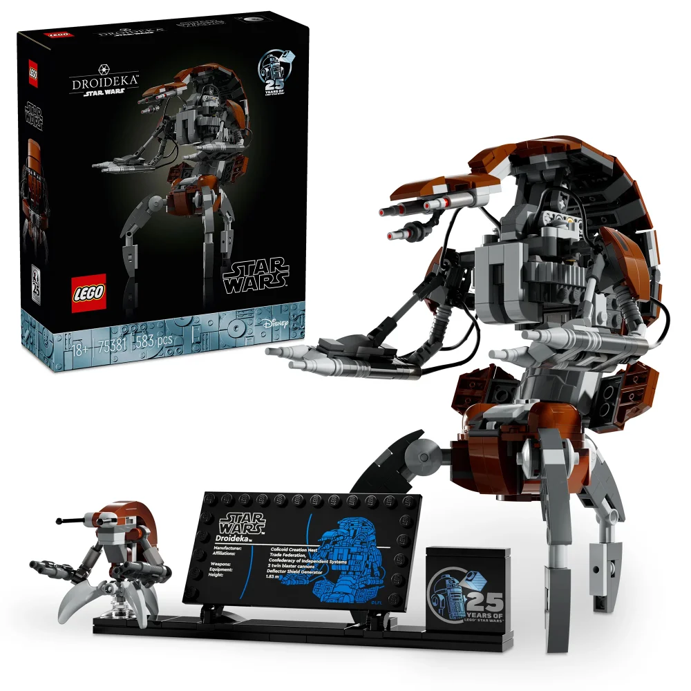 LEGO Star Wars Droideka Model Kit for Adults to Build 75381 Image 1