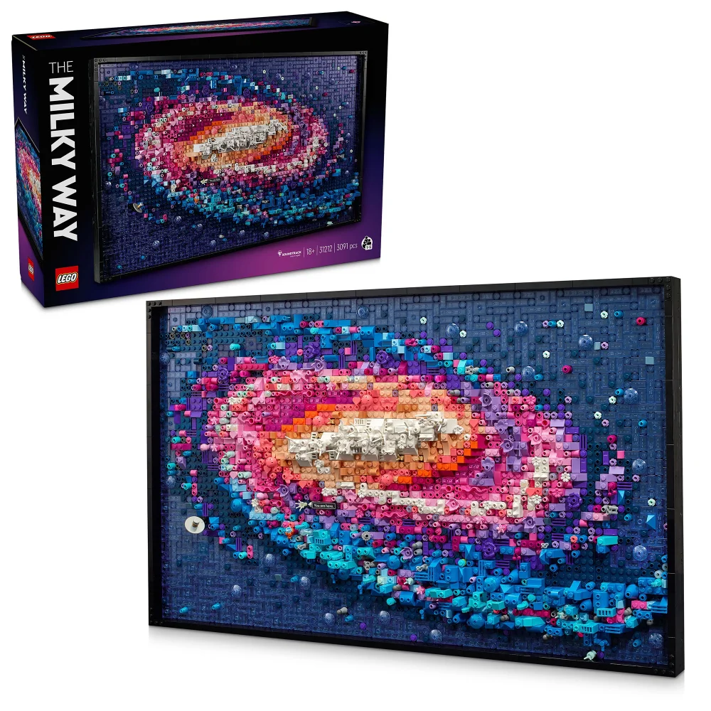 LEGO Art The Milky Way Galaxy Wall Art Set for Adults 31212 Image 1