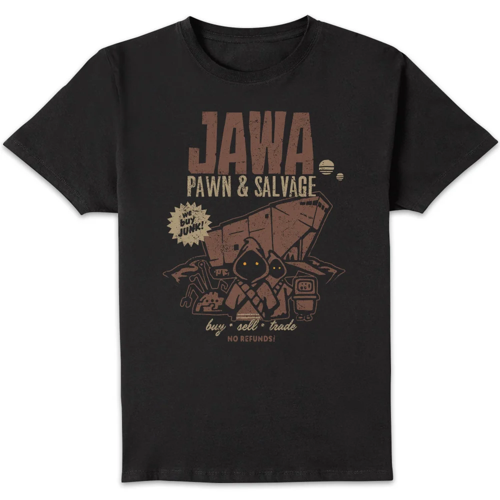 Star Wars Jawa Pawn And Salvage Unisex T-Shirt - Black - S Image 1