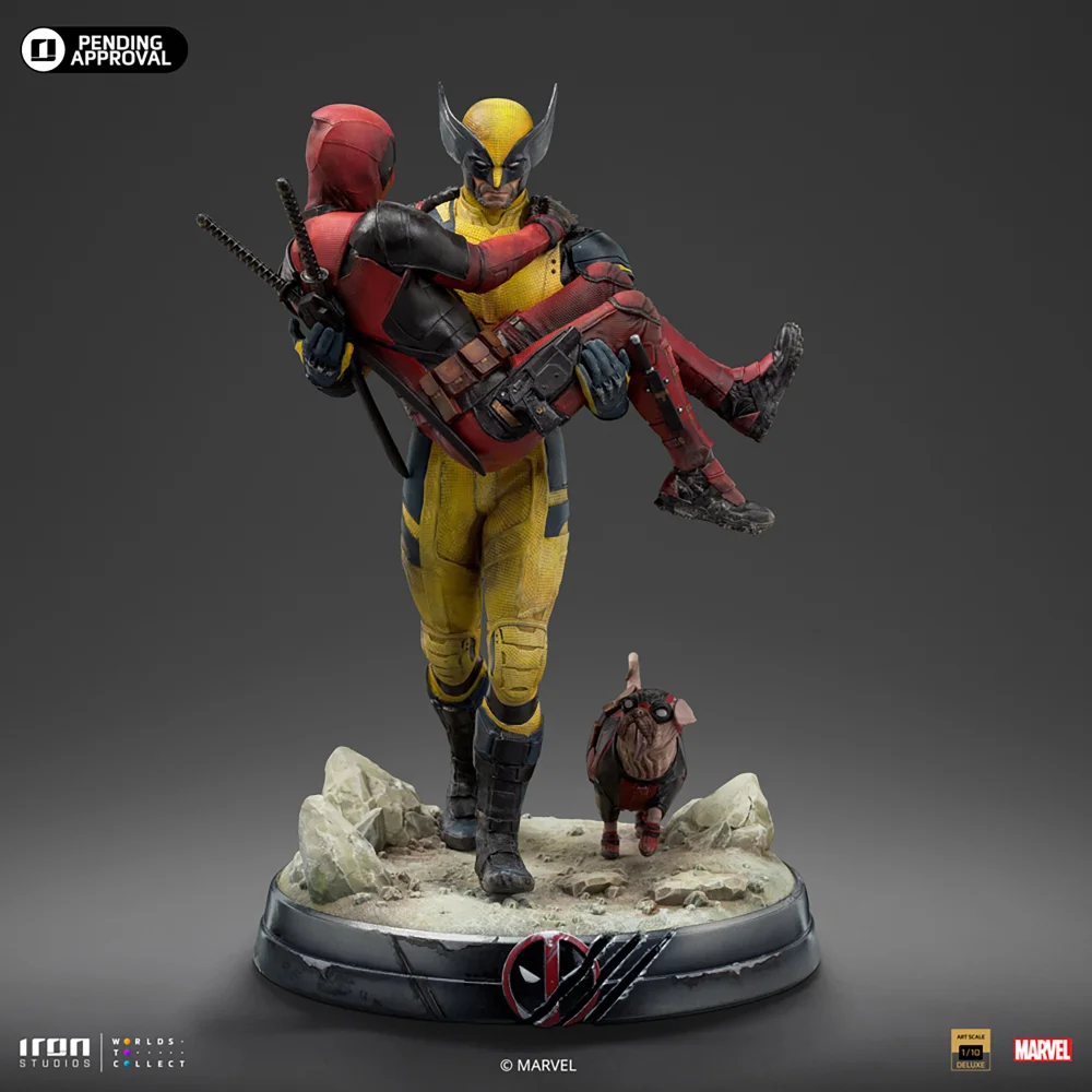 Iron Studios Deadpool and Wolverine Movie - Deluxe Art Scale 1/10 Statue Image 1