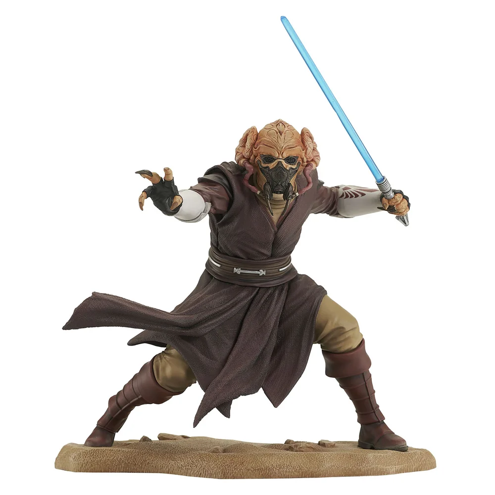 Gentle Giant Star Wars Premier Collection Attack of the Clones Plo Koon Statue - 11" Image 1