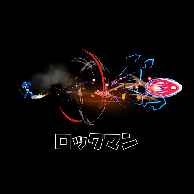 Mega Man Blast Hoodie - Black