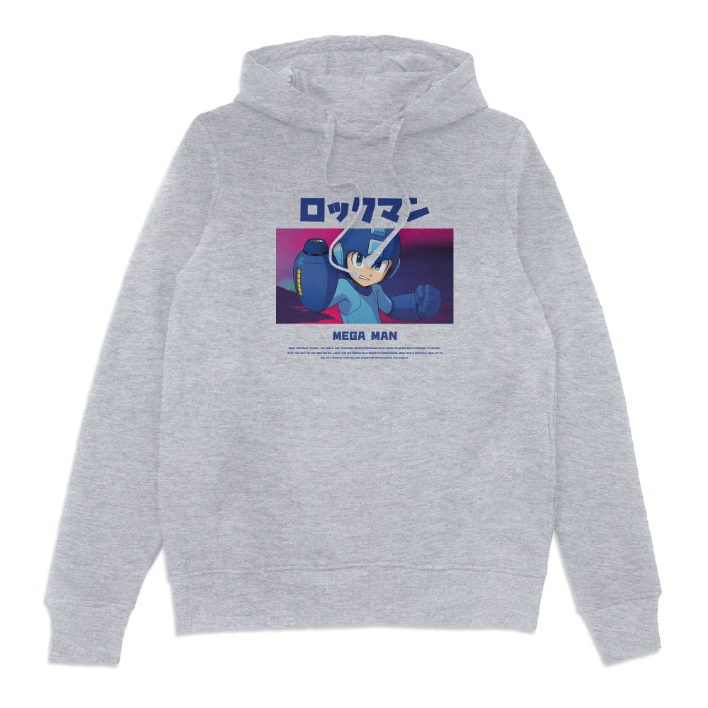 Mega Man Everlasting Hoodie - Grey - M Image 1