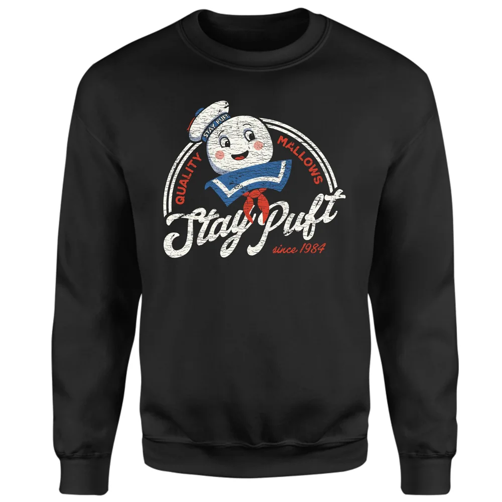 Ghostbusters Stay Puft Sweatshirt - Black - S Image 1