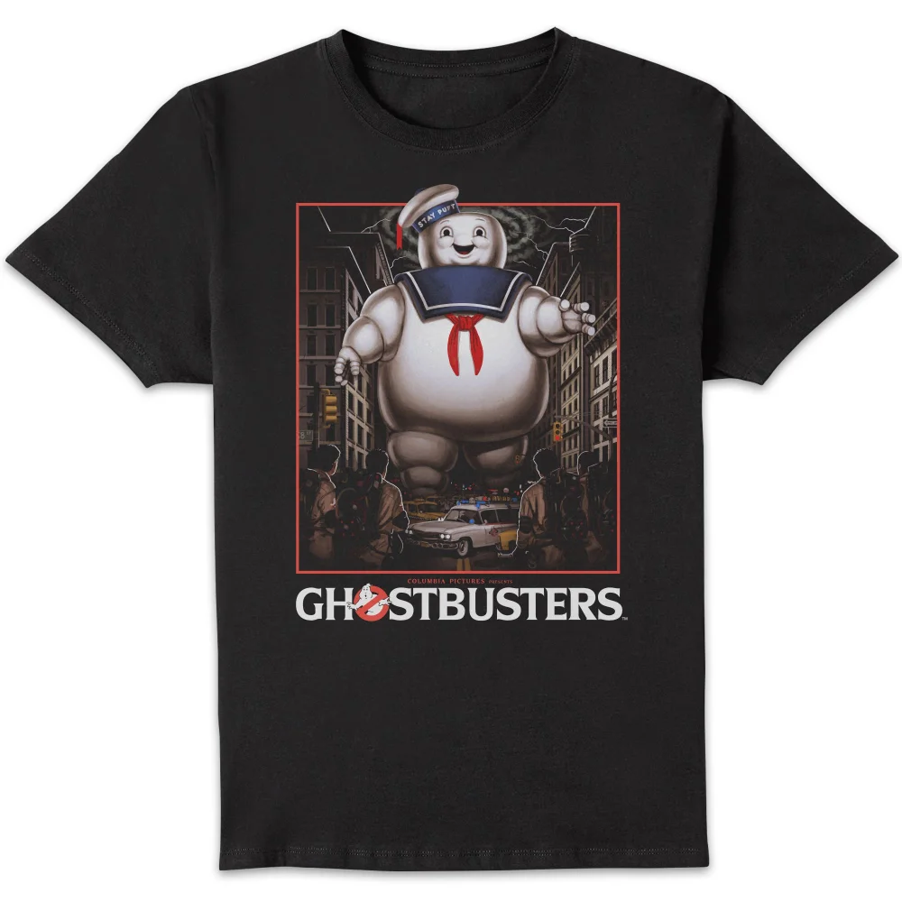Ghostbusters Marshmallow Man Unisex T-Shirt - Black - XL Image 1