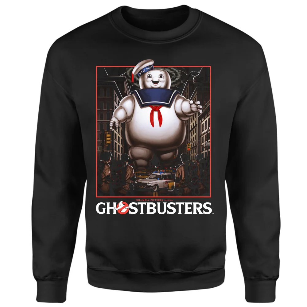 Ghostbusters Marshmallow Man Sweatshirt - Black - L - Black Image 1