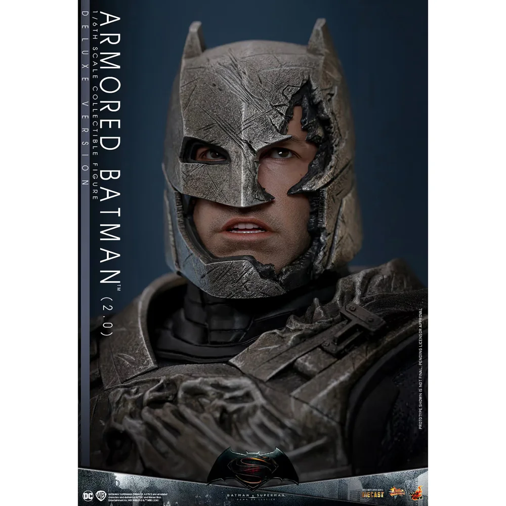 Hot Toys 1:6 Scale DC Comics Batman v Superman Armored Batman (2.0) Deluxe Edition Statue Image 1