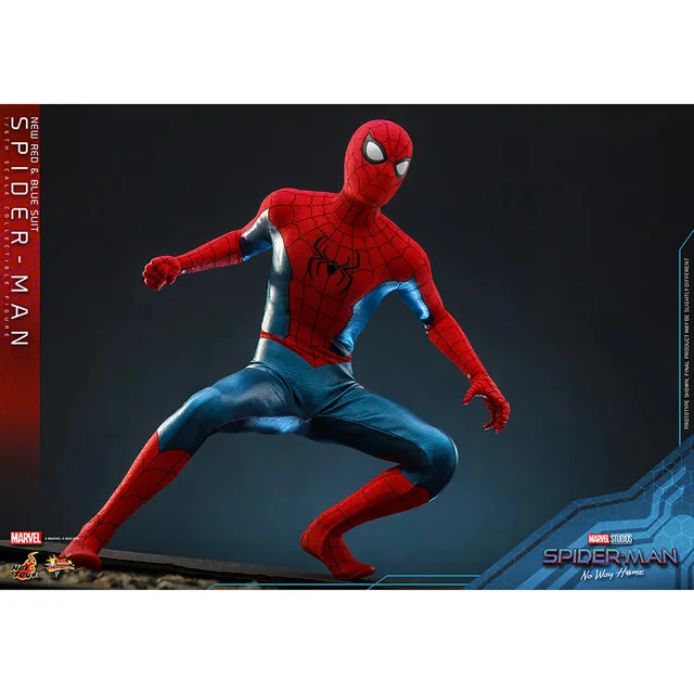 Hot Toys 1:6 Scale Marvel Spider-Man: No Way Home Spider-Man New Red And Blue Suit Statue