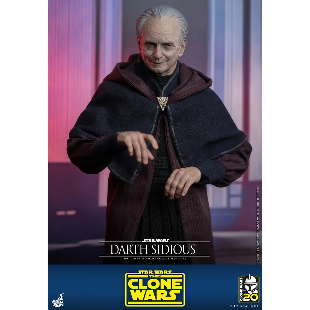 Hot Toys 1:6 Scale Star Wars: The Clone Wars Darth Sidious Statue Image 1