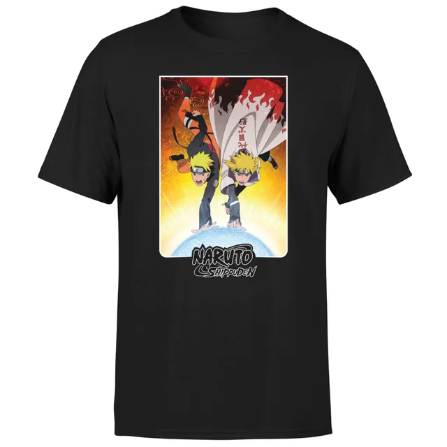 Naruto Fight Unisex T-Shirt - Black