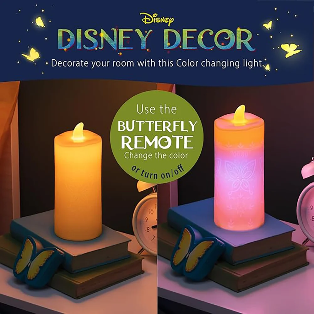 Disney: Encanto – Candle with Butterfly Light with Remote Image 1