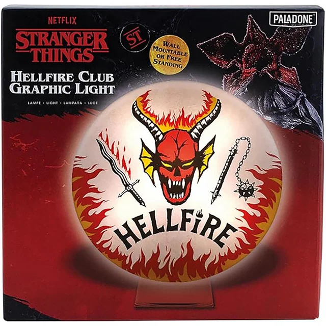 Stranger Things - Hellfire Club Logo Light (Wall Mount or Free Standing)