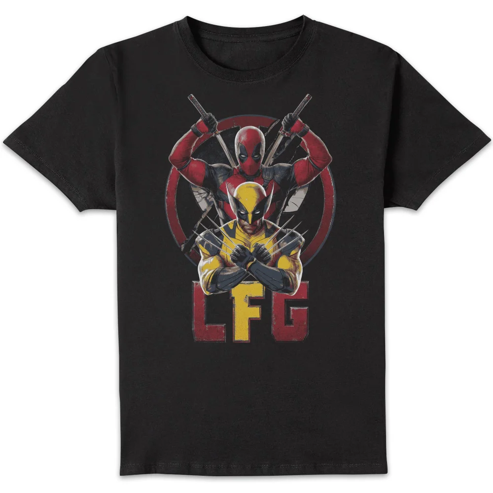 Deadpool & Wolverine LFG Unisex T-Shirt - Black - L Image 1