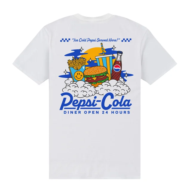 Pepsi Co. Ice Cold Pepsi Served Here! Men's T-Shirt - White