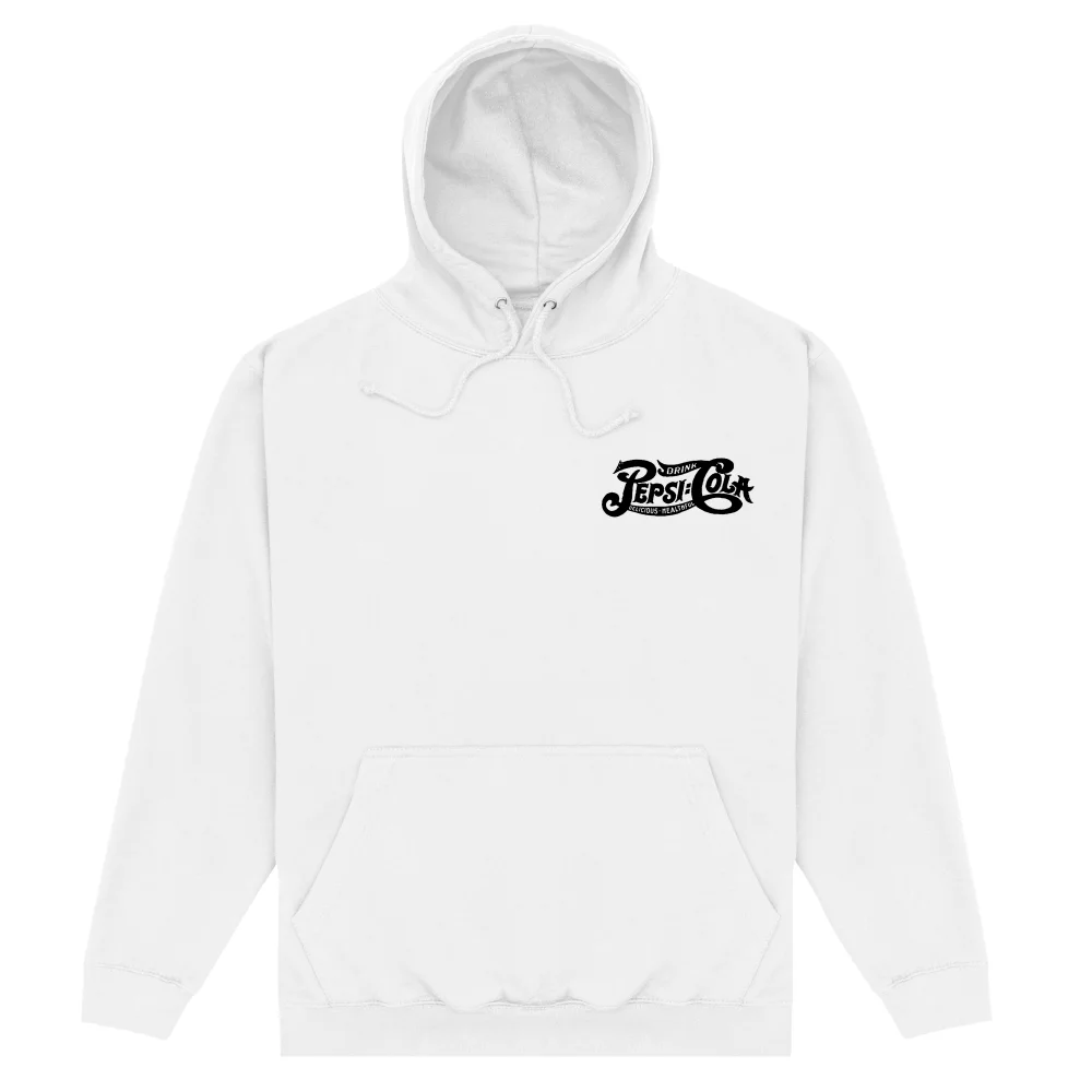 Pepsi Co. Retro Pepsi:Cola Hoodie - White - S Image 1