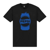 Pepsi Co. Can Men's T-Shirt - Black - undefined undefined