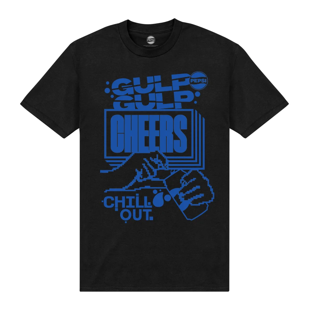Pepsi Co. Cheers! Men's T-Shirt - Black - S Image 1