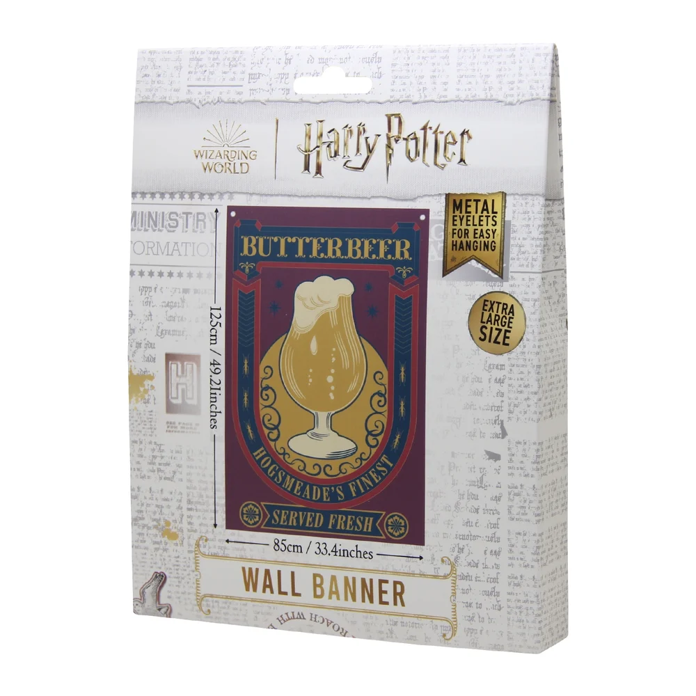 Harry Potter Butterbeer Wall Banner Image 1