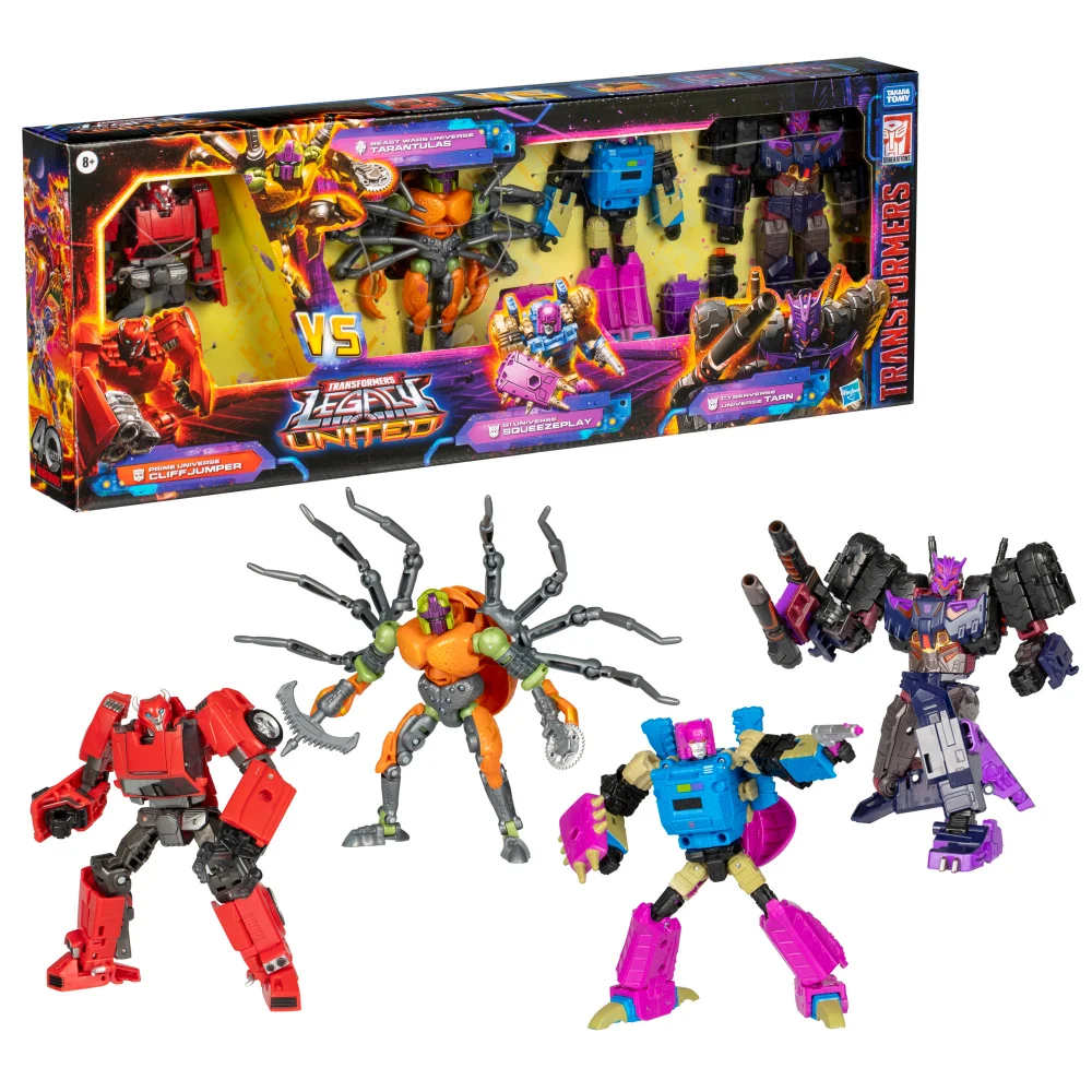 Hasbro Transformers Legacy United Versus Multipack, 4 Converting Action Figures, 8+ Image 1