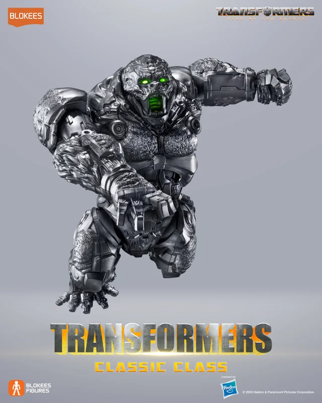 Blokees Figures Transformers Classic Class 04 Optimus Primal Beast Action Figure