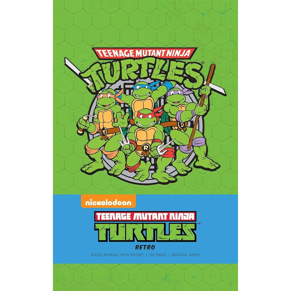 Teenage Mutant Ninja Turtles Retro Hardcover Ruled Journal Image 1