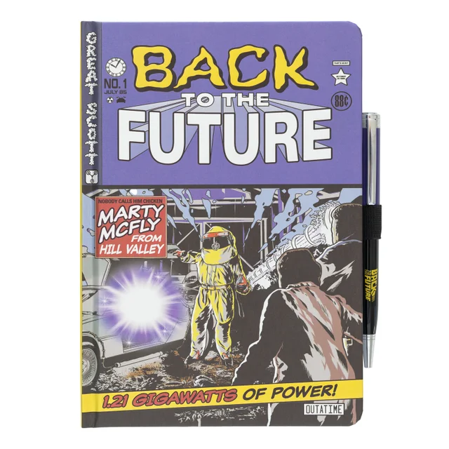 Back To The Future Premium A5 Notebook With Pen