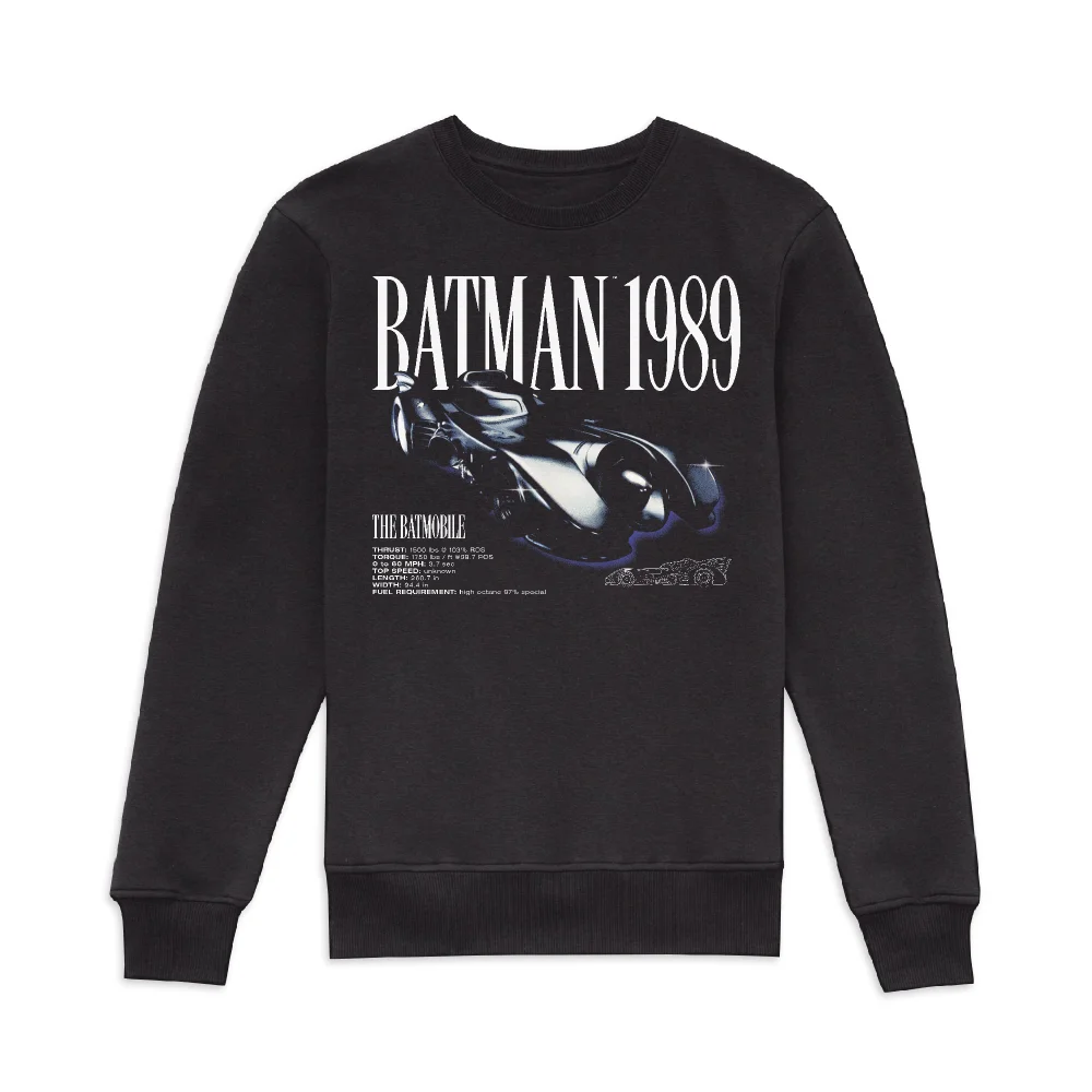 BATMAN Batmobile Sweatshirt - Black - L Image 1