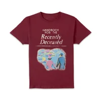 Beetlejuice Handbook For The Recently Deceased Unisex T-Shirt - Burgundy - undefined undefined