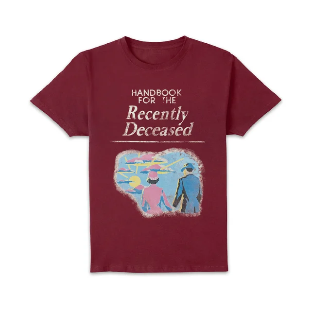 Beetlejuice Handbook For The Recently Deceased Unisex T-Shirt - Burgundy