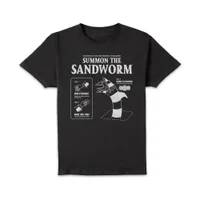 Beetlejuice Sandworm Instructional Unisex T-Shirt - Black - undefined undefined