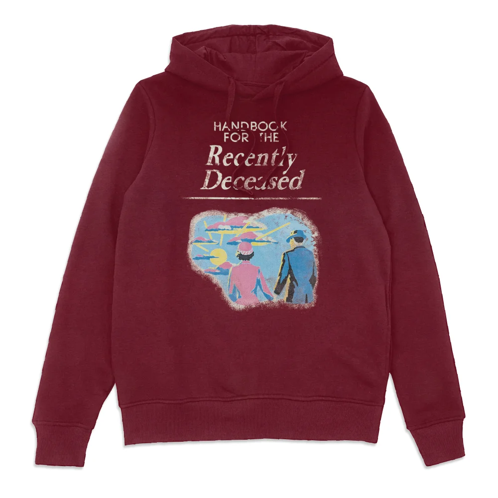 Beetlejuice Handbook For The Recently Deceased Hoodie - Burgundy - S Image 1