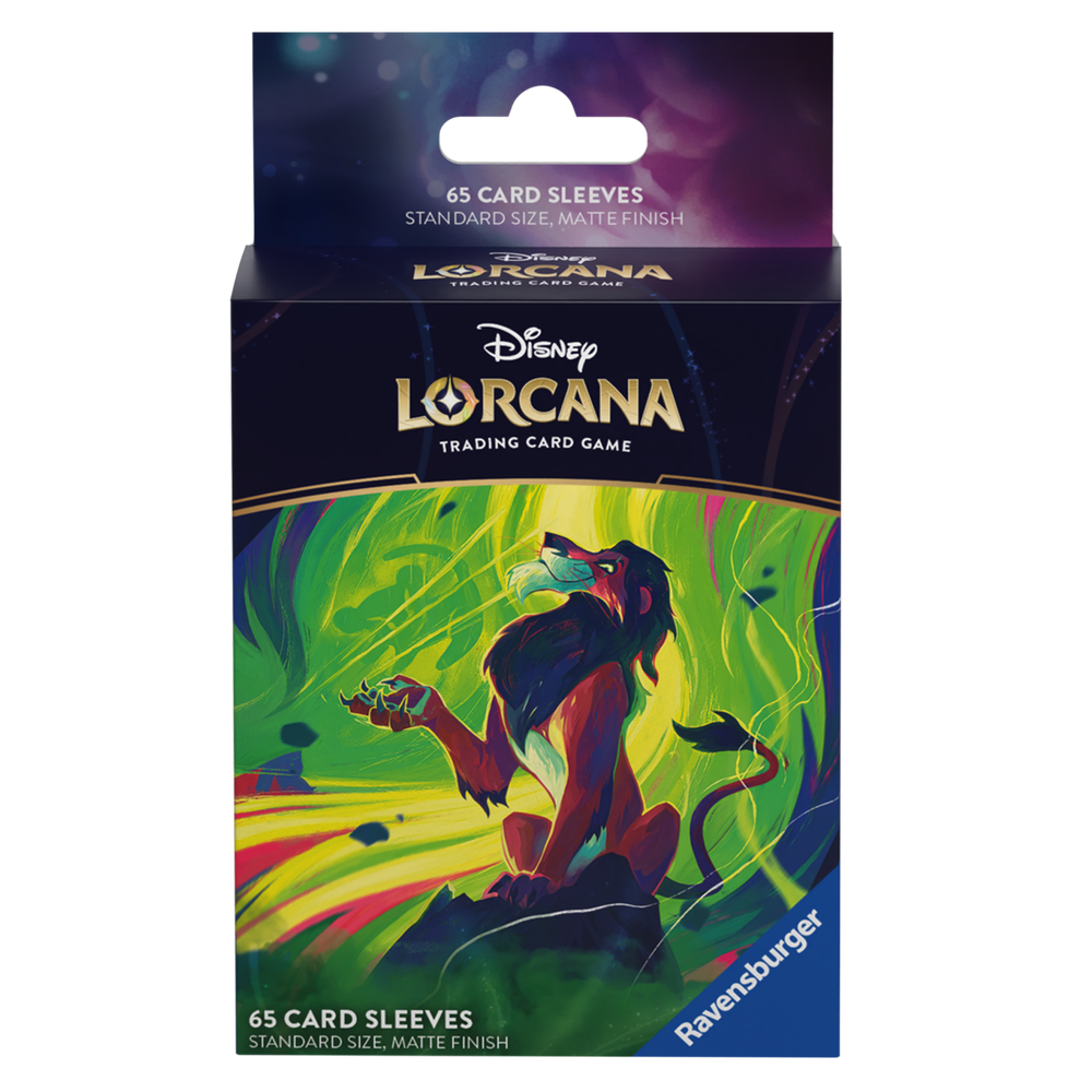 Disney Lorcana Trading Card Game Azurite Sea Scar Card Sleeve Pack Image 1