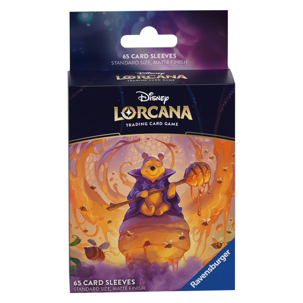 Disney Lorcana Trading Card Game Azurite Sea Pooh Card Sleeve Pack Image 1