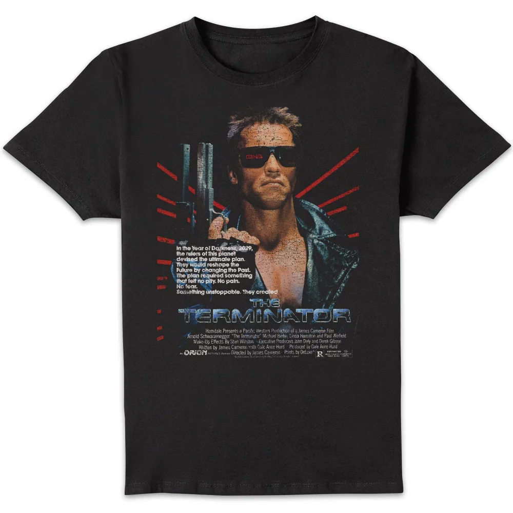 The Terminator Retro Poster Unisex T-Shirt - Black - S Image 1