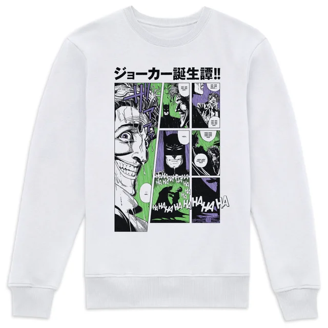 Joker Manga-ha-ha Sweatshirt - White