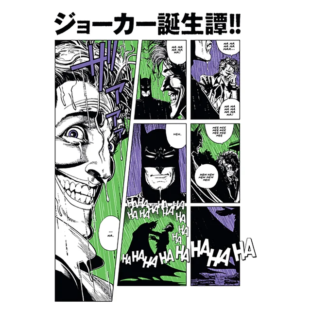 Joker Manga-ha-ha Sweatshirt - White