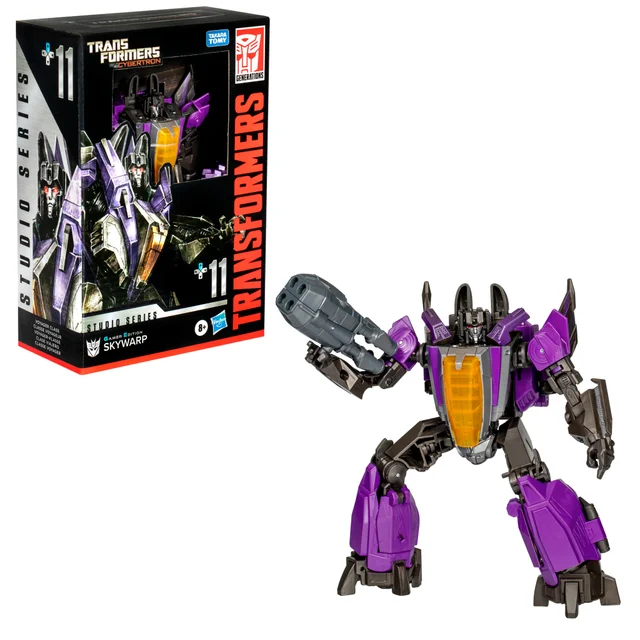 Transformers Studio Series Voyager Class Transformers: War for Cybertron 11 Gamer Edition Skywarp 6.5” Action Figure, 8+