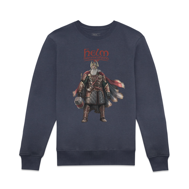 Lord Of The Rings Helm Pose Sweatshirt - Navy