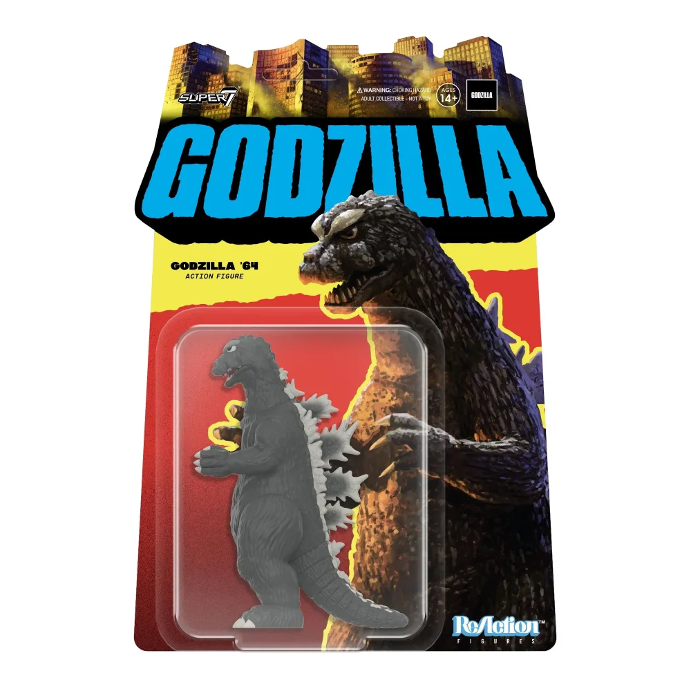 Super7 TOHO Godzilla 1964 Godzilla ReAction Figure (3.75") Image 1