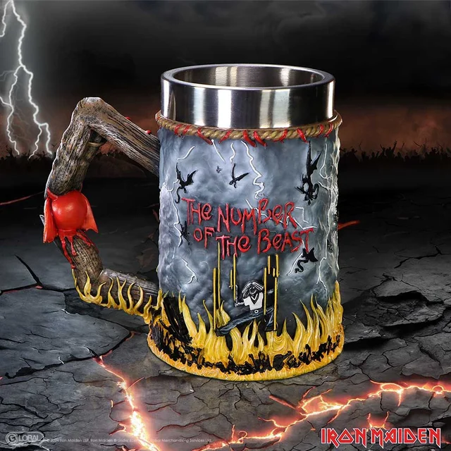 Iron Maiden The Number of the Beast Collectible Tankard 16cm