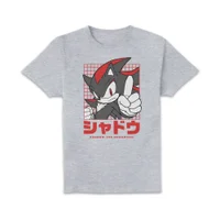 Sonic The Hedgehog Shadow Dark Victory Unisex T-Shirt - Grey - undefined undefined