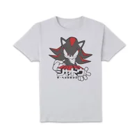 Sonic The Hedgehog Shadow Ultimate Power Unisex T-Shirt - White - undefined undefined