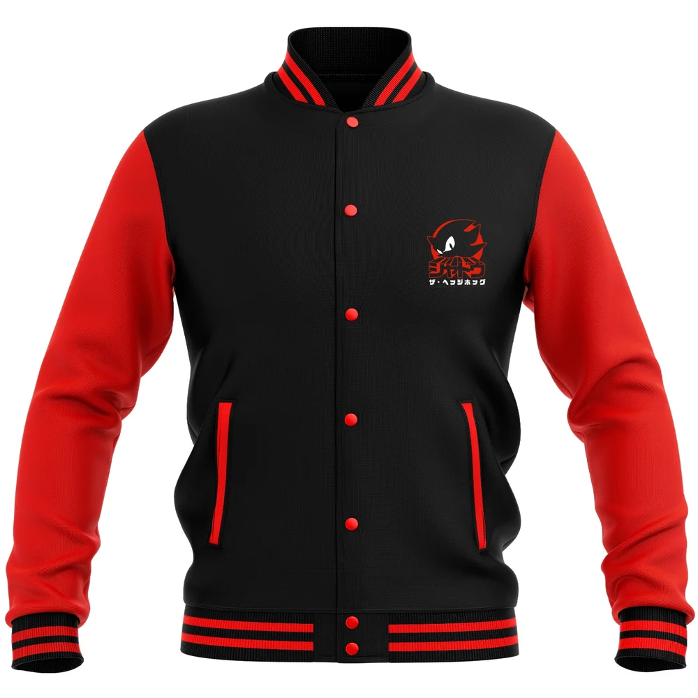 Sonic The Hedgehog Shadow Ultimate Lifeform Varsity Jacket - Black/Red - XXL Image 1