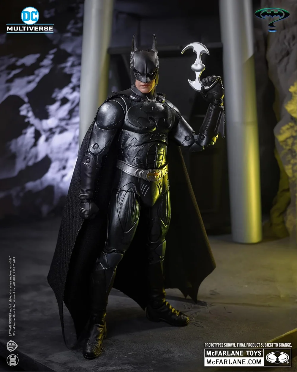 DC Multiverse Batman Forever Movie 7" Action Figure Build-A Wave 13 - Batman (Val Kilmer) Image 1