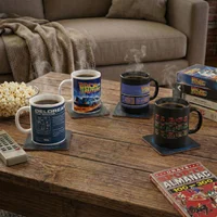 Back to the Future 4x Mugs & Coasters Bundle - undefined undefined